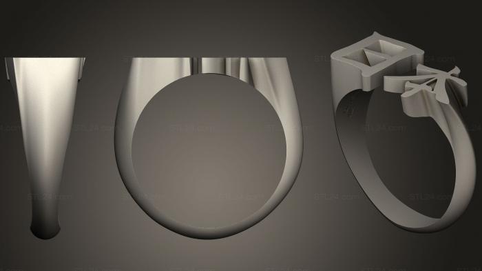Ювелирные перстни и кольца (Японское кольцо Кандзи 2, JVLRP_0392) 3D модель для ЧПУ станка
